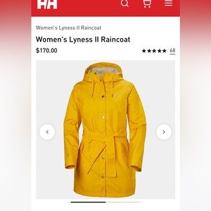 Helly Hansen rain coat